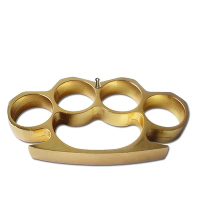 Gold Brass knuckles